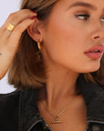 Silo Fob Necklace Gold