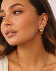 Spencer Teardrop Earrings Gold