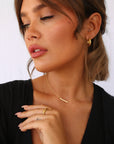 Theo Earrings in Gold