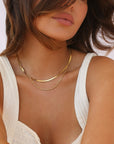 Deux Double Layer Necklace