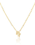 Petite Virgo Choker Necklace Gold