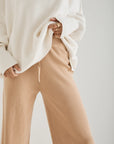 HARRIET ORGANIC KNIT PANTS HONEY