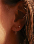 ELEANOR STUDS IN GOLD PEARL