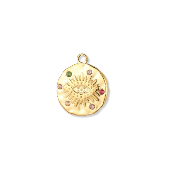 CZ Eye Pendant