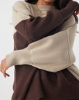Neo Jumper Chocolate | Sand