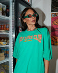 The Very Oversized Self Love Club Tee Green