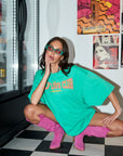 The Very Oversized Self Love Club Tee Green