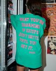 The Very Oversized Self Love Club Tee Green