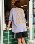 The Very Oversized Self Love Club Tee Purple