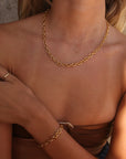 Isla Layering Necklace Gold