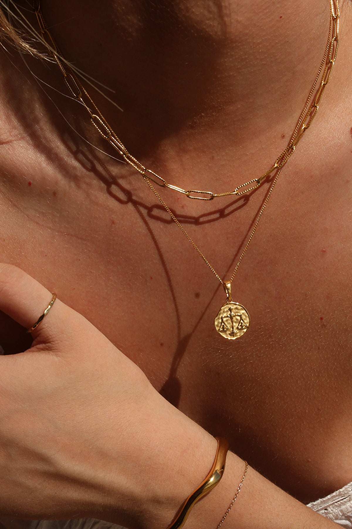 The Everyday Zodiac Stack Gold