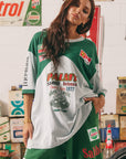 The Very Oversized Mermaid Racing Tee Green
