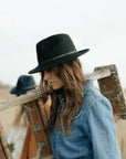 William Wool Hat in Black