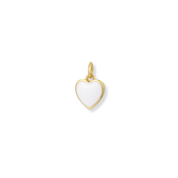 White Mini Heart