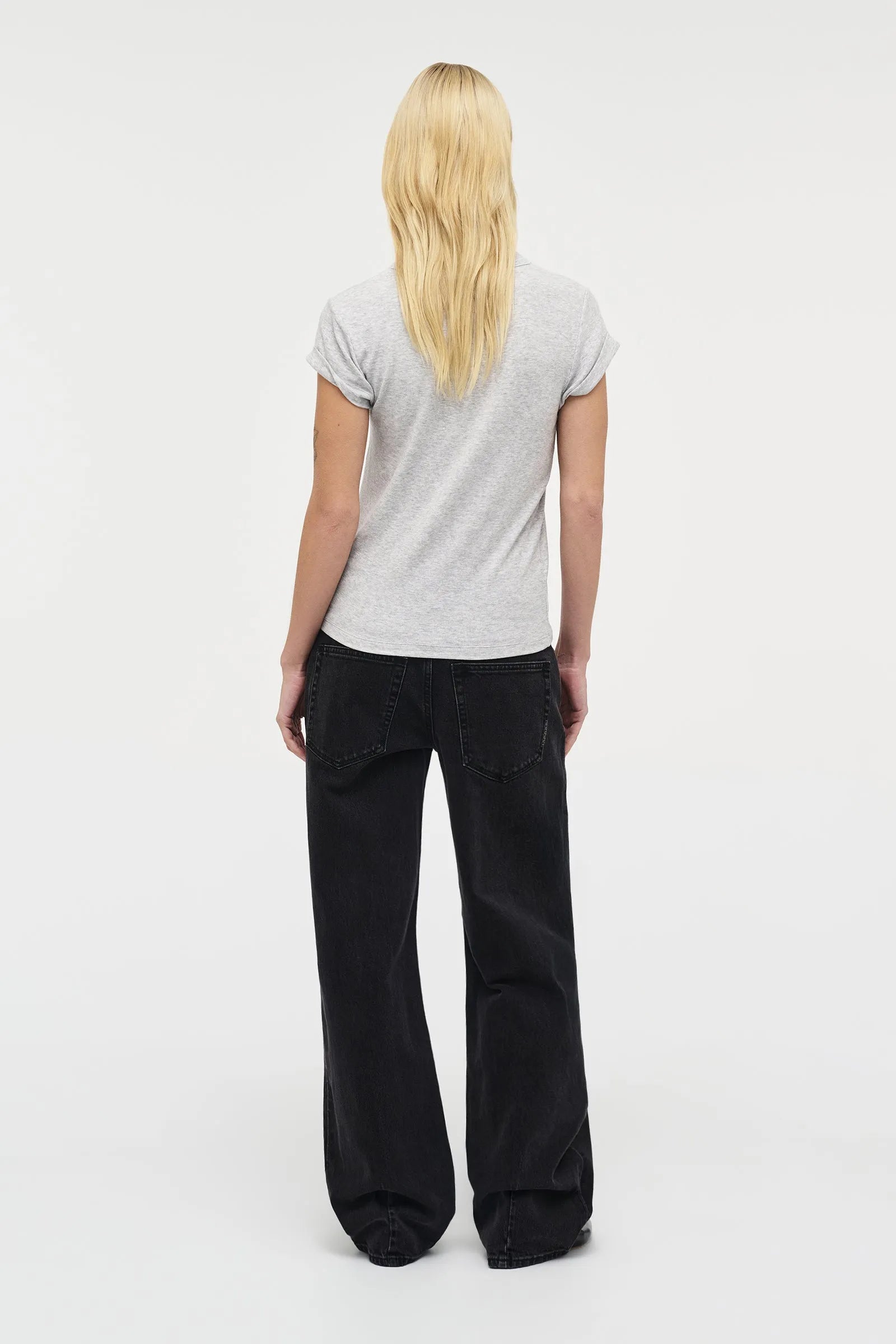 Home Body Tee Grey Marle