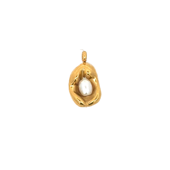 Gold & Pearl Molten Drop