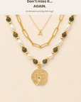 Petite & Epidote Zodiac Stack Gold