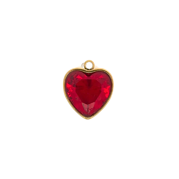 Glass Red Heart