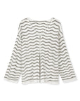 Onda Long Sleeve Cream Wave