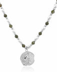 Petite & Epidote Zodiac Stack Silver