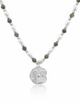 Petite & Epidote Zodiac Stack Silver