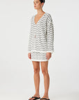 Onda Long Sleeve Cream Wave