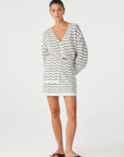 Onda Mini Skirt Cream Wave