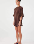 Pippa Oversized Tee Espresso