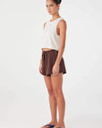 Pippa Drawstring Short Espresso