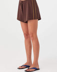 Pippa Drawstring Short Espresso