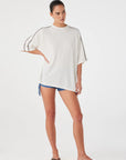 Pippa Oversized Tee Cream
