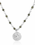 Petite & Epidote Zodiac Stack Silver