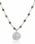 Petite & Epidote Zodiac Stack Silver