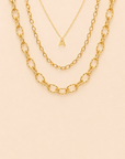 Petite Initial, Billie & Molly Stack Gold