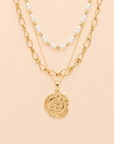 Pearl, Evie & Zodiac Stack Gold