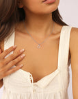 Initial Necklace Classic Silver A-Z