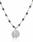 Petite & Epidote Zodiac Stack Silver