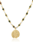 Petite & Epidote Zodiac Stack Gold