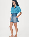 Georgia Denim Mini Skirt Classic Wash