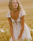 Glastonbury Lace Dress Antique White