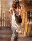 Glastonbury Lace Dress Antique White