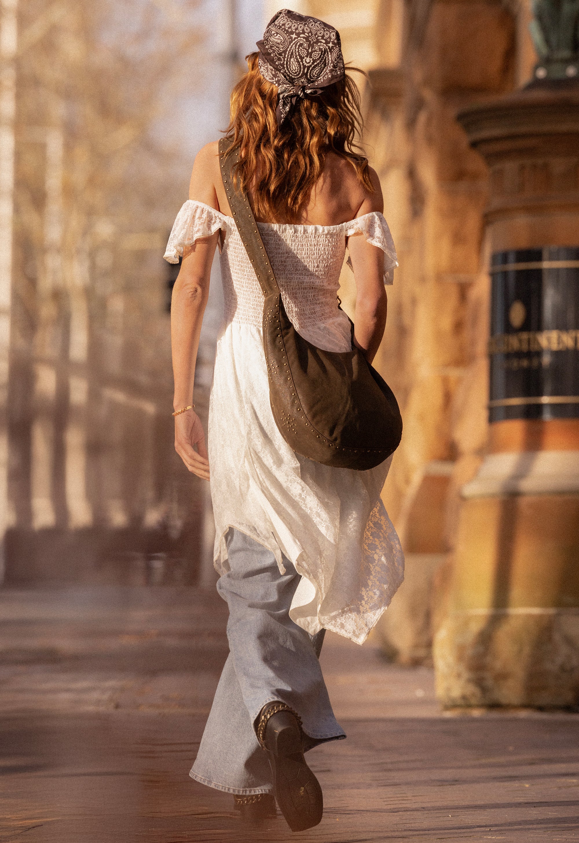 Glastonbury Lace Dress Antique White