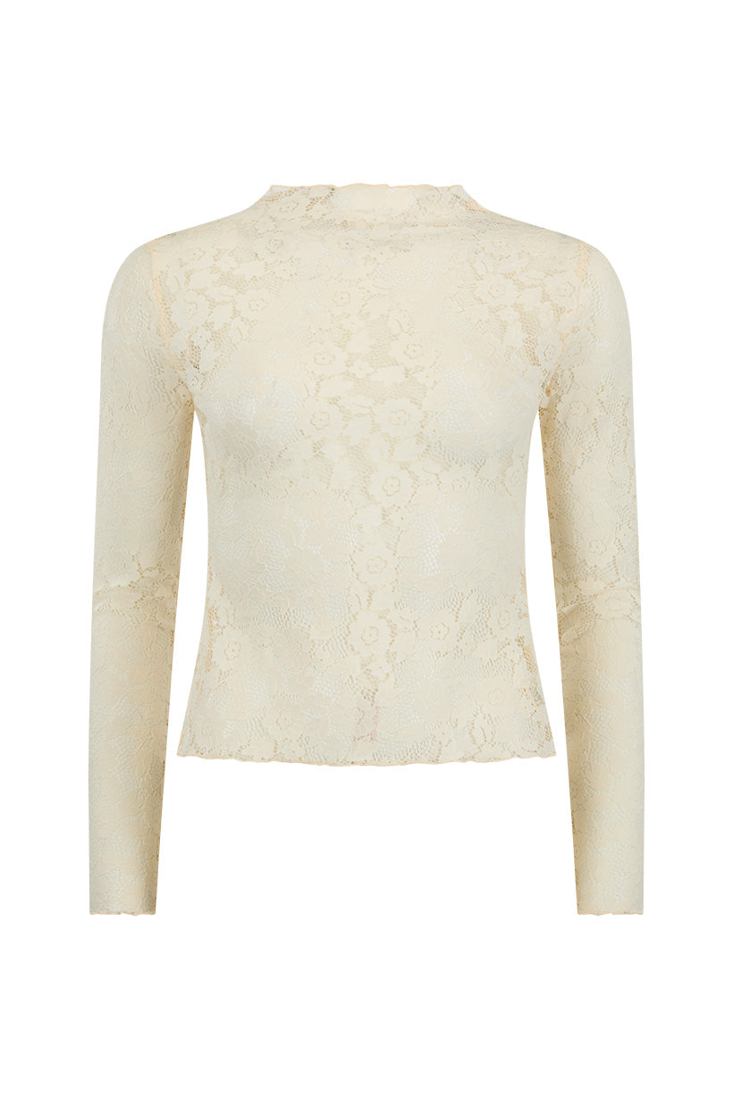 Juliette Lace Top Vintage Cream