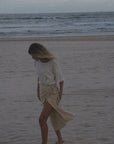 Quinn Wrap Midi Skirt Sand