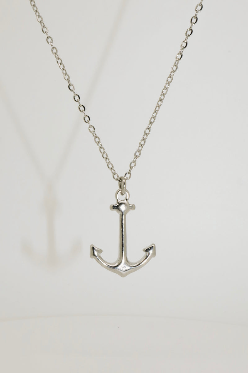 Choose Your Muse Necklace Anchor Silver