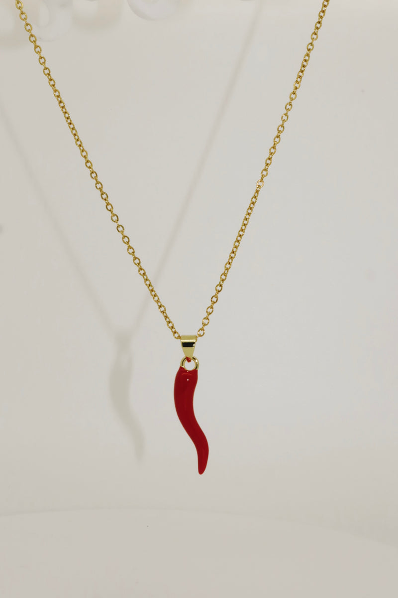 Choose Your Muse Necklace Chili Gold