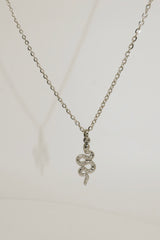 Choose Your Muse Necklace Serpent Silver