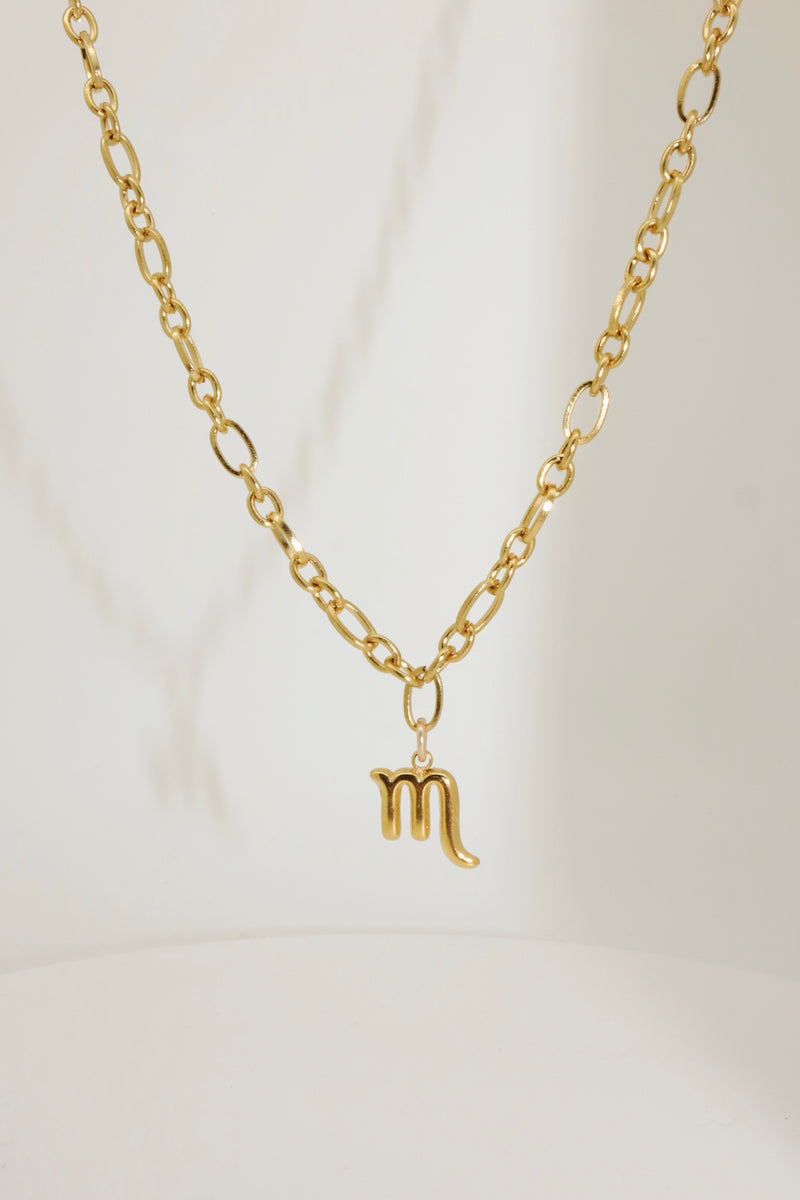 Florina Zodiac Necklace Gold