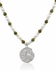 Petite & Epidote Zodiac Stack Silver