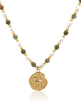 Petite & Epidote Zodiac Stack Gold